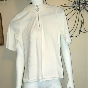 Fashion Nova Woman's zipper top